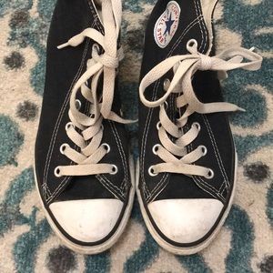 Black converse high tops